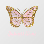 Vlinderlogo Raamsticker (Vel)