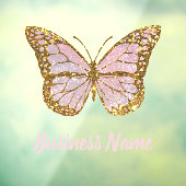 Vlinderlogo Raamsticker (Vel 3)