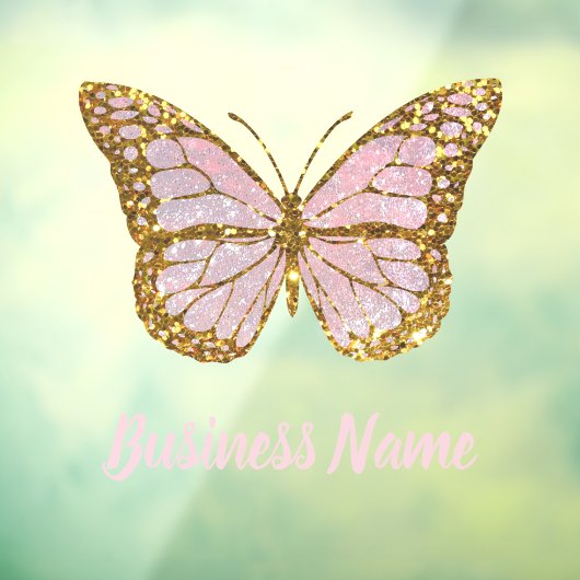 Vlinderlogo Raamsticker (Vel 3)