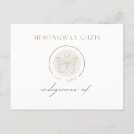 Vlindermaan Briefkaart