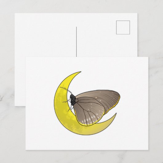 Vlindermaan Briefkaart (Voorkant / Achterkant)