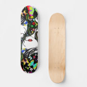 Vlindermeisje 1A Skateboard (Voorkant)