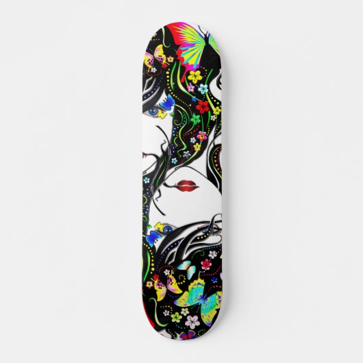 Vlindermeisje 1A Skateboard (Voorkant)
