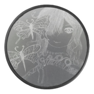 vlindermeisje  hockey puck