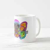 vlindermeisje Vrouwen Tanktop Koffiemok (Voorkant rechts)