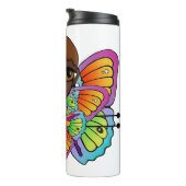 vlindermeisje Vrouwen Tanktop Thermosbeker (Geroteerd rechts)