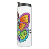 vlindermeisje Vrouwen Tanktop Thermosbeker (Geroteerd rechts)