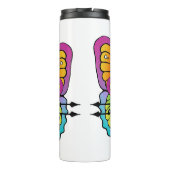 vlindermeisje Vrouwen Tanktop Thermosbeker (Achterkant)