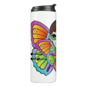 vlindermeisje Vrouwen Tanktop Thermosbeker (Gedraaid links)