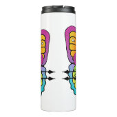 vlindermeisje Vrouwen Tanktop Thermosbeker (Achterkant)