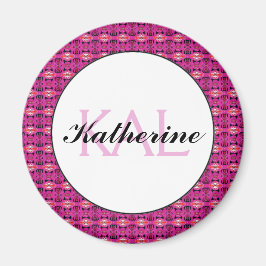 Vlindermin | Abstracte Vlinder Gepersonaliseerd Magneet