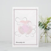 Vlindermin | Beat Of Love Medley Briefpapier (Staand voorkant)