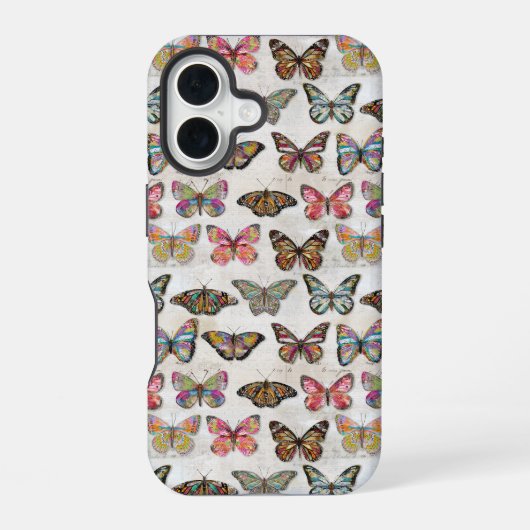 Vlindermin iPhone 16 Hoesje (Achterkant)