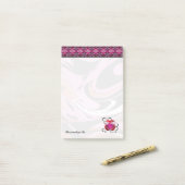 Vlindermin | Slaag Van De Liefde Abstracte Liefde Post-it® Notes (Op bureau)