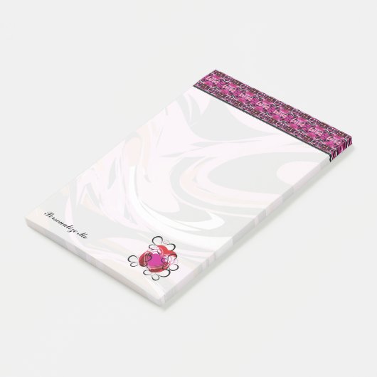 Vlindermin | Slaag Van De Liefde Abstracte Liefde Post-it® Notes (Schuin)