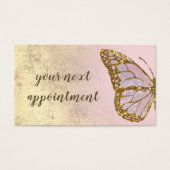 vlindermodel visitekaartje (Voorkant)