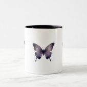 vlindermok tweekleurige koffiemok (Center)