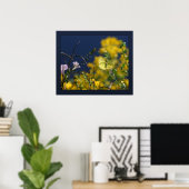 Vlindermoment Canvas -24x20 -of kleiner Poster (Thuiskantoor)