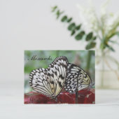 Vlindermonarch # 5 briefkaart (Staand voorkant)
