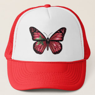 Vlindermonarchvlag Marokko Trucker Pet