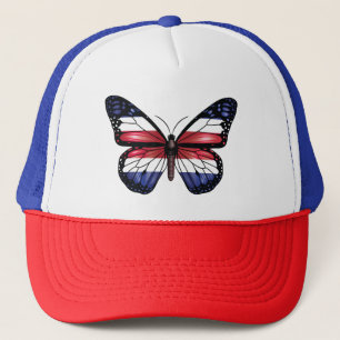 Vlindermonarchvlag van Costa Rica Trucker Pet