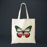 Vlindermonarchvlag van Iran Tote Bag<br><div class="desc">De Iraanse vlindermonarchvlag, de monarchvlinder, is een van de meest erkende vlindersoorten op het oostelijk halfrond. Het heeft twee paar mooie oranje-rode vleugels gemarkeerd met zwarte en witte strepen en een 4 inch (10 cm) spanwijdte.</div>