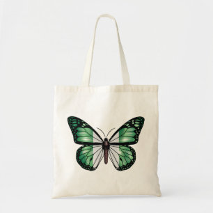 Vlindermonarchvlag van Nigeria Tote Bag