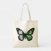 Vlindermonarchvlag van Pakistan Tote Bag (Achterkant)