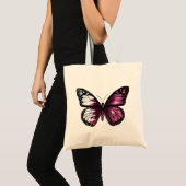 Vlindermonarchvlag van Qatar Tote Bag (Voorkant (product))