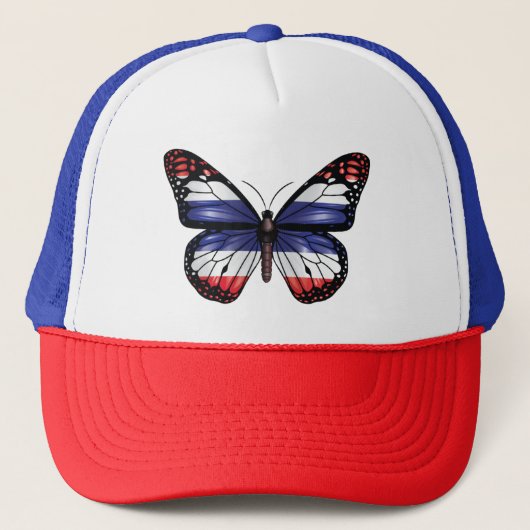 Vlindermonarchvlag van Thailand Trucker Pet (Voorkant)