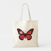 Vlindermonarchvlag van Zwitserland Tote Bag (Achterkant)