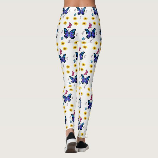 Vlindermotief Leggings (Achterkant)
