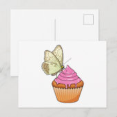 Vlindermuffin Briefkaart (Voorkant / Achterkant)