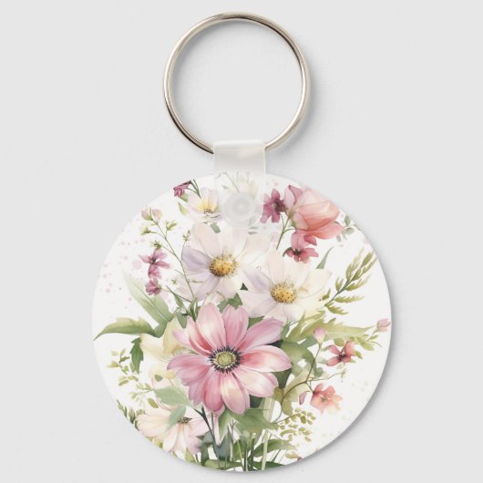 Vlindermuurkunst voor de kinderkamer sleutelhanger (Voorkant)