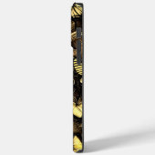 Vlindernaam Zwart en Goud Case-Mate iPhone Case (Achterkant / Links)