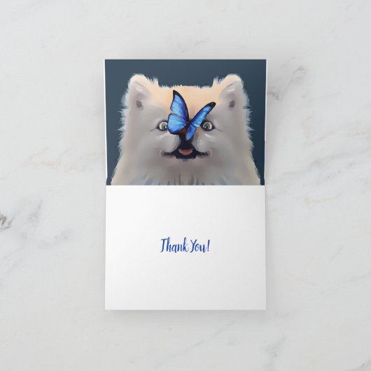 VLINDERNEUS BEDANKT KAART (Binnen)