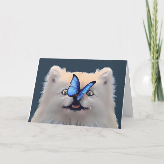 VLINDERNEUS BLANK - ALL-OCCASION KAART (Voorkant)