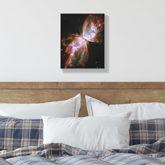 Vlindernevel Canvas Afdruk (Insitu (Slaapkamer))