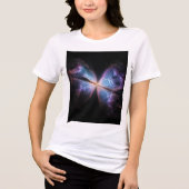 Vlindernevel Tri-Blend Shirt (Voorkant)