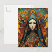 vlindernon briefkaart (Voorkant / Achterkant)