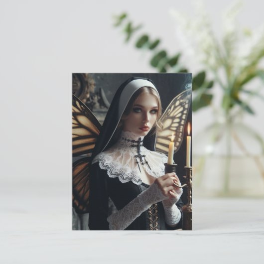 vlindernon briefkaart (Staand voorkant)