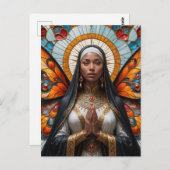 vlindernon briefkaart (Voorkant / Achterkant)