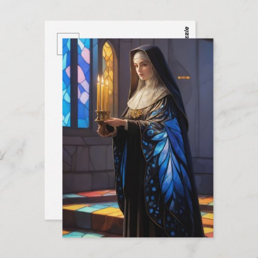 vlindernon briefkaart (Voorkant / Achterkant)