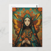 vlindernon briefkaart (Voorkant / Achterkant)