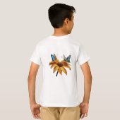 Vlinderoase T-shirt (Achterkant volledig)
