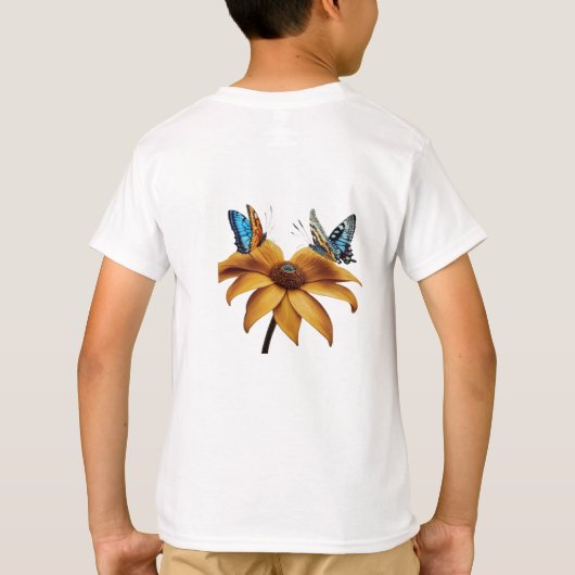 Vlinderoase T-shirt (Achterkant)