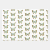 vlinderontwerp inpakpapier vel (Voorkant 2)