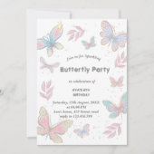 Vlinderontwerp Kaart (Voorkant)