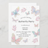 Vlinderontwerp Kaart (Voorkant / Achterkant)