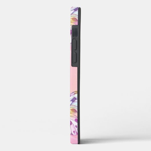 vlinderontwerp met gemengde pastels Case-Mate iPhone case (Achterkant / Links)
